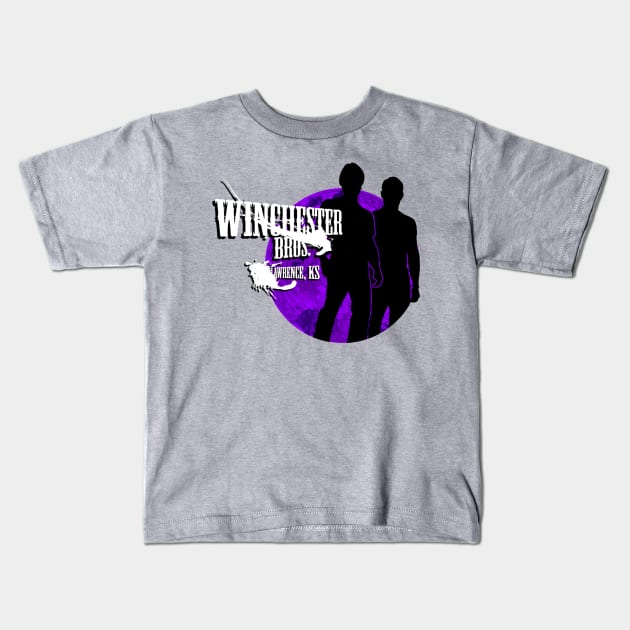 Supernatural: Winchester Bros. Kids T-Shirt by Notebelow